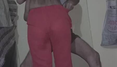 Indian women fucked against the wall hard in taking arms by her lover