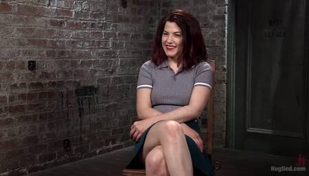 Sexy Pain Slut in Extreme Bondage, Tormented, Punished, and Made to Cum Against Her Will