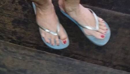 Tempest walking around hotel