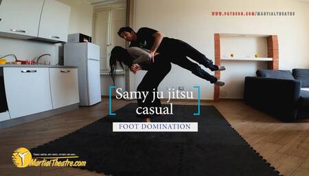 Samy ju jitsu casual foot domination