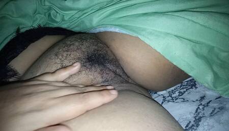 Scratching My Neighbor's Pussy When My Wife Is at Home