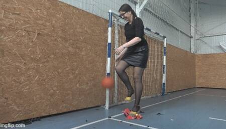 Everything is destroyed under her feet