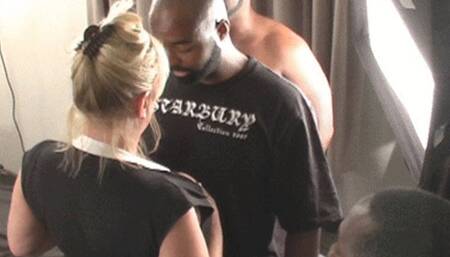 Faith Sucks And Fucks 3 Big Black Cocks In This Mini Gang Bang! (wmv)