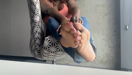 Size 10 Soles Humiliate Small Cock