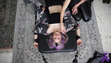 Sofia first ever tickling session part 3 (upper body) 720