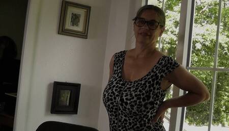 Teasing on a rocking chair (2024) (MP4)