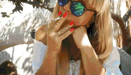 Smoking in the garden AVI (1920x1080) FHD