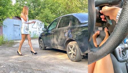 Vika cranking the starter broke lada granta real video_1080_full video 13 min