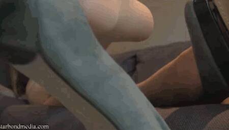 Sheer Pantyhose Reward - Star Nine Nylon Foot Worship Goddess Worship Orgasm Control JOI Slave Training MOBILE