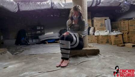 Ella Raine - Taped and Gagged In His Basement (MP4 Format)