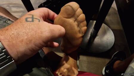 dirty and smelly Pantyhose in the shoppingmall wmv 1280 x 720