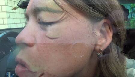 press your whole face