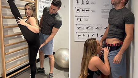 Lucky Gym Personal Trainer Gets To Fuck Mimi Boliviana Hard