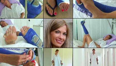 Benetta SLWC at the Clinic How to Relieve an Itchy Cast Foot (in HD 1920X1080)