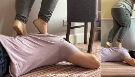 Mistress Harley - Breaking in new ballet shoes