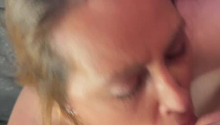 Hot MILF gets a facial!