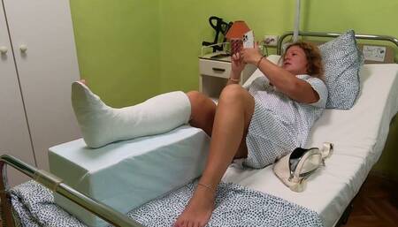 Csilla slc in the hospital