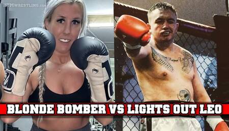 Real Mixed Boxing Sparring - Blonde Bomber vs Lights Out Leo