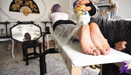 Sofia first tickling session - face down part 1 720