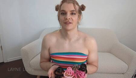 Cute sissy chastity cage try on - 6 different cages for you HD