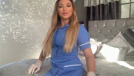 Medical glove JOI with Nurse Natalia