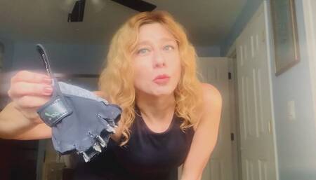 Glove Slaps and Spits From Mean Girlfriend For Watching Her Squats