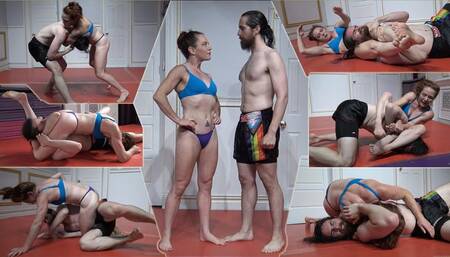 VeVe vs Nikolai: Rematch 2024: Competitive Mixed Wrestling Squash (July 2024)