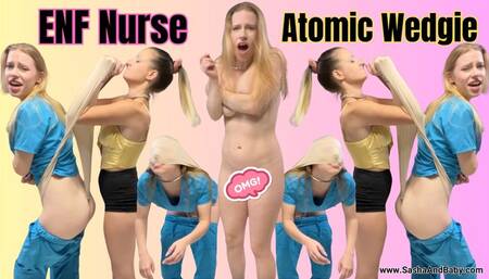 Nurse Pantsing & Wedgie Humiliation From Brat Patient