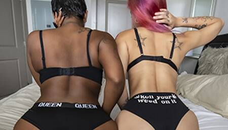 Jerk Off To Our Sexy Asses featuring Meiko and Phoenix - 1080 HD Mobile