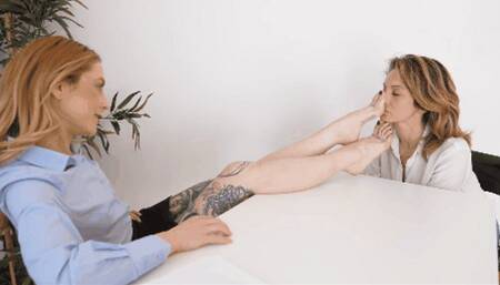 A very high fee for the patient to pay ( FOOT SLAVE TRAINING)