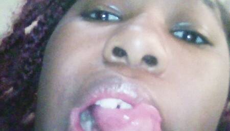 Giantess uses her Gigantic Sexy Mouth to Play Kinky Games with Tiny Husband POV 1080