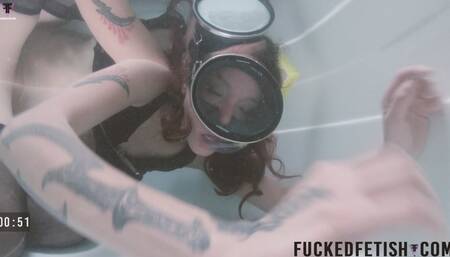 wmv Blackout underwater exhausted after party from keeping snorkeling session