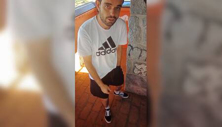 Playing with Him in Shorts