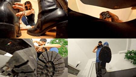 Enslaving and punishing the tiny boot pervert (small version)