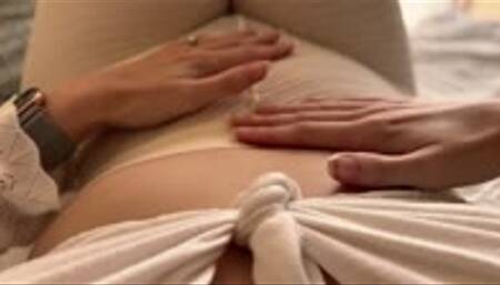 ASMR Close Up Tights Tour - Wolford 3D Geometric Tights in Afterglow