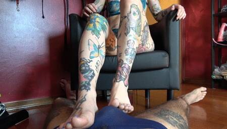 Sigma Femdom - Denise SPH Footjob Humiliation