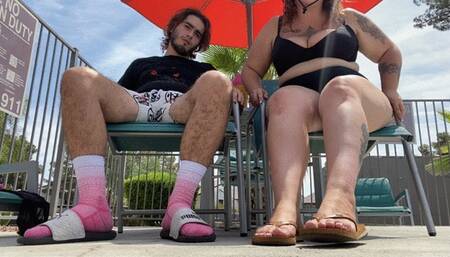 Poolside Foot Humiliation