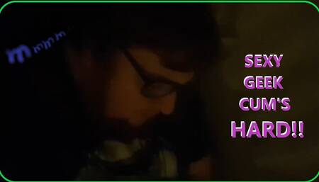 Watch the Sexy Geek Side of Me Wearing Glasses and Slowly Rubbing My Sweet Spot.
