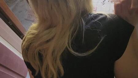 Spontaneous Quickie: Getting Wild in the Open Doorway