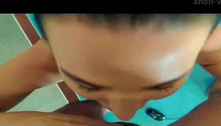 Alice Goodwin Mr P blowjob cum