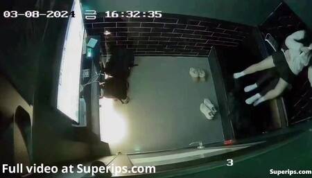 IPCAM – Korean college couple groping each other