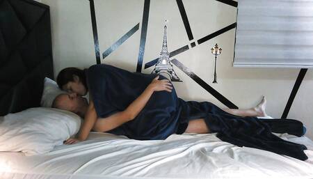 Pregnant Woman Riding Before Bed