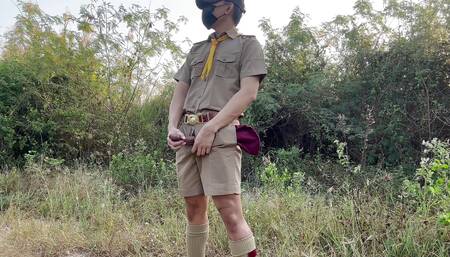 Naughty Boy Scout Cum in