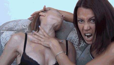 VAMPIRE BITING INFLATED VEINS ON MY NECK 6 V