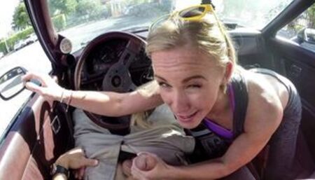 Blonde MILF Tries To Sell Car, Ends Up Selling Herself!