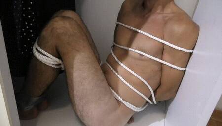 Worship of smelly feet, bondage slave 3