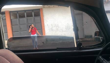 Dalilah is driving with her father and gets nervous