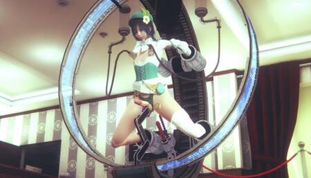 Genshin Impact Yaoi - VEnti in sex machine and Fucked