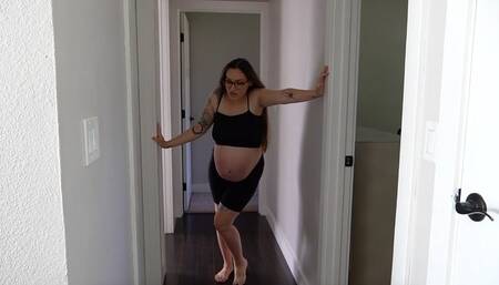 stepsister pregnant pee desperation