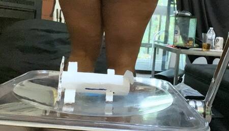 Giantess ButtCrushes Tiny Plane1080